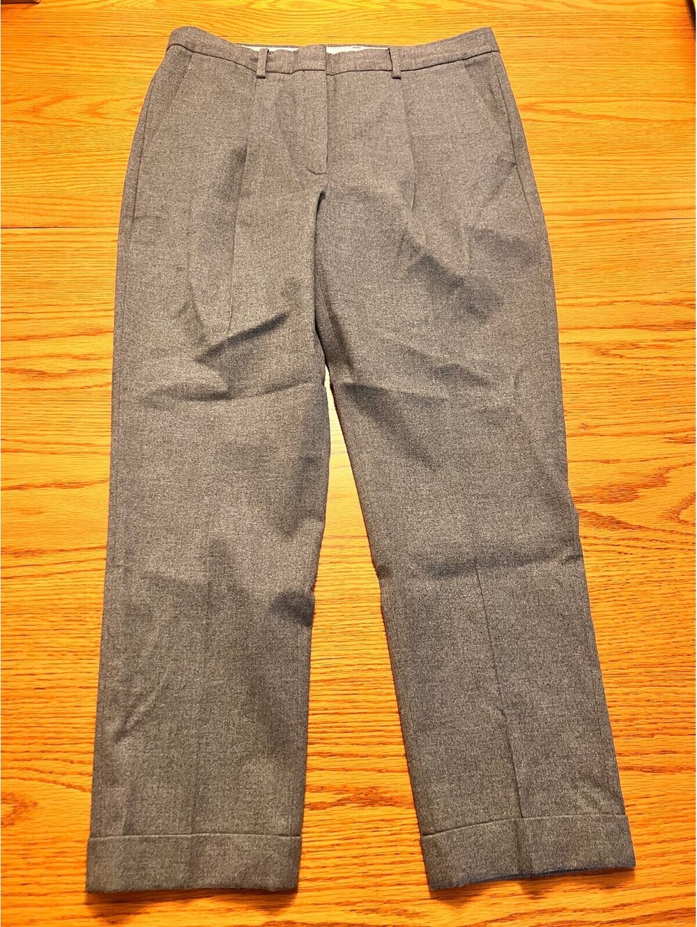 Babaton Gray Wool Blend Dress Pants Size 12